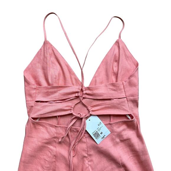 Summer wedding guest dress sexy maxi spaghetti strap open back - Picture 3 of 6